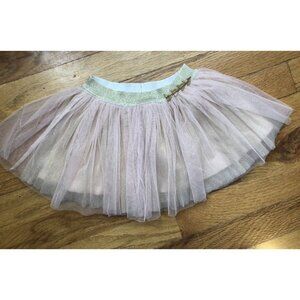 Rosie Pope 12M Blush Pink & Gold Tulle Skirt